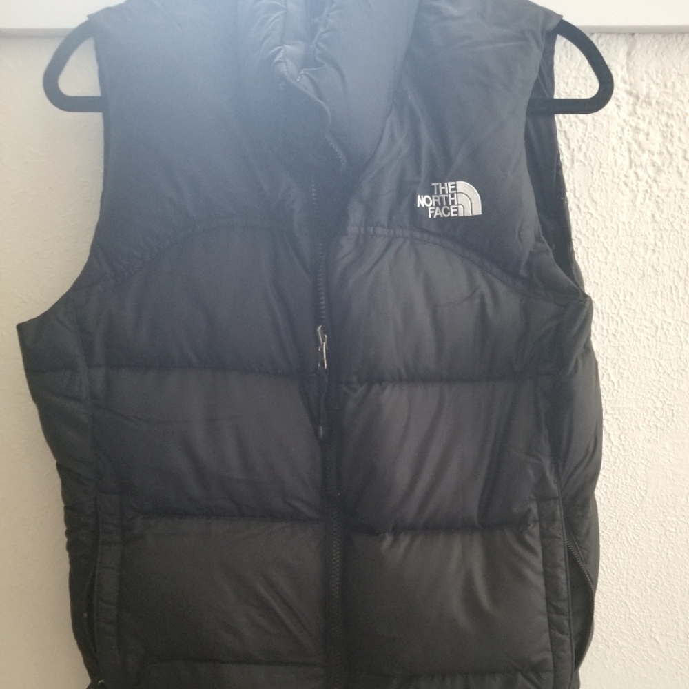 Womens Black North Face Vest